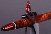 Honduran Rosewood Burl Native American Flute, Minor, Mid A-4, #I57J